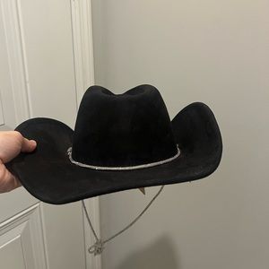 Black Cow Girl Hat